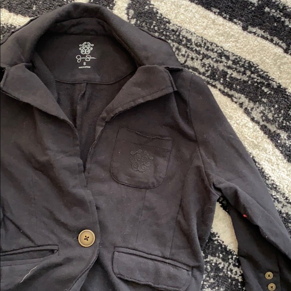 jessica simpson black button blazer - Picture 2 of 4